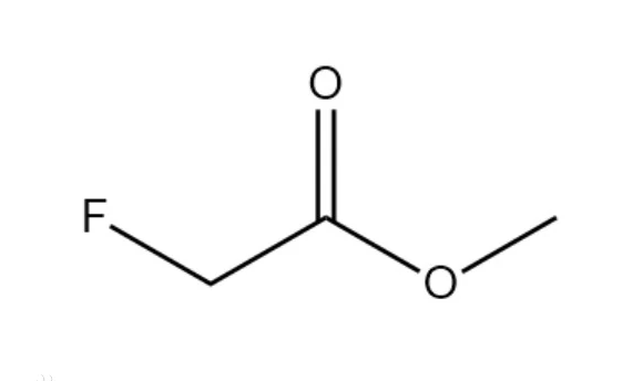 氟乙酸甲酯结构式