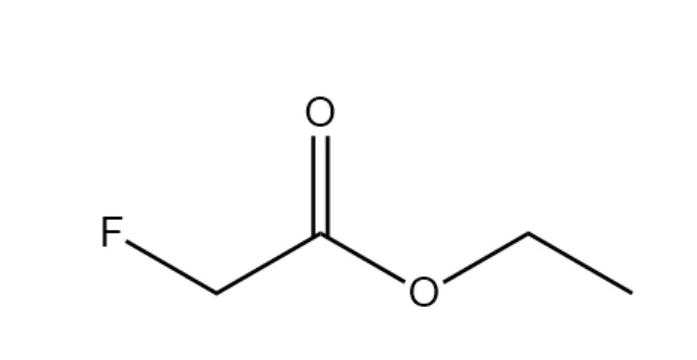 氟乙酸乙酯结构式